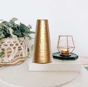 กระถางดอกไม้โลหะแขวนในสวนสีทองดำแบบกำหนดเองสไตล์โมเดิร์นหรูหรา - Product Image 4