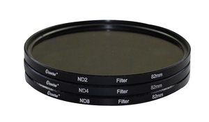 Kit de filtre pour objectif d'appareil photo Ozure Ensemble de trois densités neutres (ND2 ND4 & ND8) Matériau en verre de type vissé pour Canon Filtres ND - Product Image 2