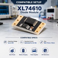 Module de diode XL74610 : Carte de simulation de contrôleur de diode intelligent avec puce LM74610 et protection contre l'inversion de polarité