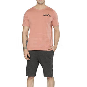 T-shirt et short pour homme de qualité supérieure 100% coton, durable et respirant, léger - Product Image 1