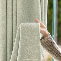 Rideaux occultants double face en jacquard imitation lin, insonorisants, bloquant la lumière du soleil, isolants thermiques, toutes saisons, style crochet