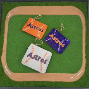 Pochette perlée à la mode Game Day sacs de soirée porte-monnaie de créateur brodé à la main avec fermeture à glissière en nylon durable - Product Image 5