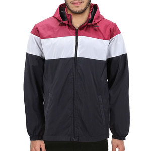 2025 hommes coupe-vent à capuche en nylon fermeture éclair léger athlétique sport veste de pluie dans un style unique - Product Image 1