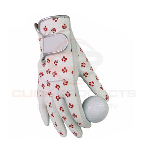 Gants de Golf en cuir de peau d'agneau de couleur noire douce de haute qualité gants de Logo personnalisés respirants pour les gants de Golf tous temps de golfeur - Product Image 1