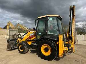 Chargeur original d'occasion de chargeuse-pelleteuse JCB avec cabine confortable Chargeur d'occasion de pelle rétro sur pneus JCB 4x4 3cx 4cx en stock à vendre - Product Image 4