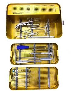 Ensemble d'instruments orthopédiques pour petits fragments traumatiques à usage hospitalier, très vendu, en acier inoxydable, outils chirurgicaux, ensemble chirurgical - Product Image 2