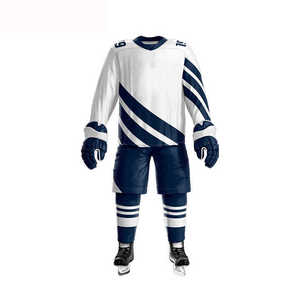 Vêtements de sport pour adultes avec logo personnalisé respirant unisexe OEM et ODM, vente en gros de maillots de hockey sur glace - Product Image 5