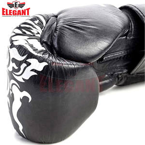 Gants de boxe personnalisés avec logo, gants de boxe en cuir, gants de boxe d'entraînement sportif, gants de boxe en cuir véritable - Product Image 3