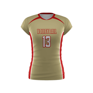 Maillot de volley-ball avec impression numérique Sublimation numérique et style dégradé moderne conçu pour les équipes universitaires - Product Image 3