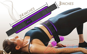 Heavy Duty Neoprene 500 Lbs Support Hip Thrust Belt Non Slip Glute Trainer Extra Padding Gym Home Workouts <b>Dumbbells</b> - Product Image 5