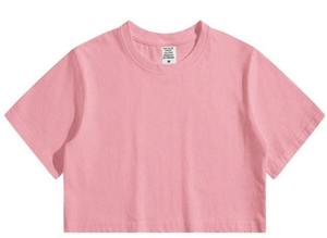 T-shirt, blanc Slim Fit strass haut personnalisé 100% coton biologique filles dames femmes haut court t-shirt pour femmes Sexy - Product Image 5