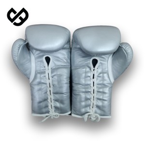 Gants de boxe et de Sanda de qualité professionnelle de 16oz en cuir de haute qualité Design sportif coloré Gants d'entraînement MMA en gros - Product Image 4