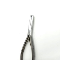 Kit d'outils de haute qualité pour extensions de cheveux naturels, plus de 100 pièces, incluant des micro-anneaux, 10 aiguilles en acier poli et des pinces.