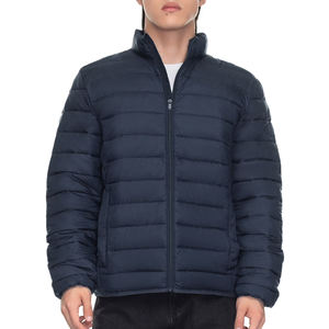 Veste coupe-vent sur mesure OEM, col montant, doudoune pour homme, veste d'hiver en coton matelassé, doudoune légère pour homme - Product Image 3