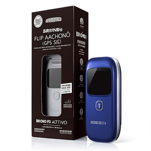 Téléphone à clapet Brondi 2G GPRS double SIM bleu 1,77 pouces avec fenêtre + téléphone à fonctions - Product Image 2