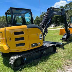 Entrega rápida utilizada para John Deer. E 60P Mini excavadora Poclain cilindro hidráulico Yanmar motor bajo precio equipo de construcción - Product Image 5