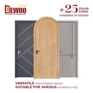 Puerta WPC duradera para uso en baños y hoteles resistente al agua con material WPC completo y diseño moderno y sencillo Dewoo Company Vietnam - Product Image 6