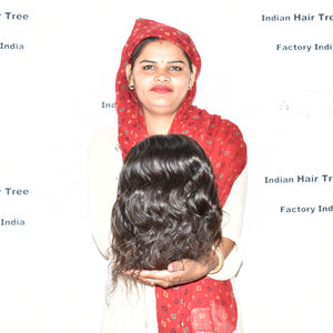 Extensions de cheveux humains indiens vierges Remy 100% non traités, mèches ondulées, aspect naturel, tissage sans produits chimiques, extensions vietnamiennes - Product Image 2