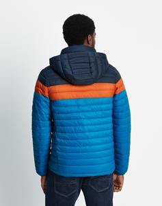 100% High Quality Polyamide Material <b>Down</b> <b>Filled</b> Solid Plain Puffer <b>Jacket</b> for <b>Men's</b> Custom Texture Padded Winter <b>Jacket</b> - Product Image 6