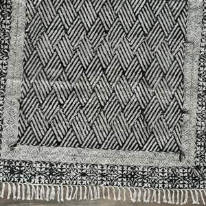 Handmade Printed Indian Block Cotton <b>Rugs</b> Boho Home <b>Rugs</b> for Living Room - Product Image 5