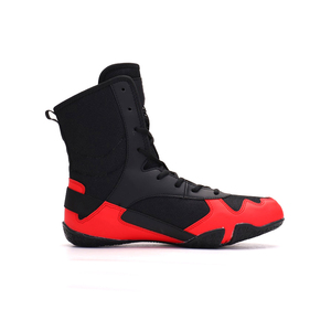 Botas deportivas de cuero personalizadas de alta calidad Zapatos de boxeo profesionales de nuevo diseño de alta calidad a la venta - Product Image 6