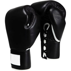 Guantes de boxeo de color blanco personalizables de calidad superior Empuñaduras de mano Diseño unisex que absorbe la humedad para competición de fitness - Product Image 4