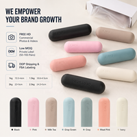 Haltères en silicone écologiques avec logo personnalisé pour femmes, haltères de fitness durables et légers pour les bras et le corps