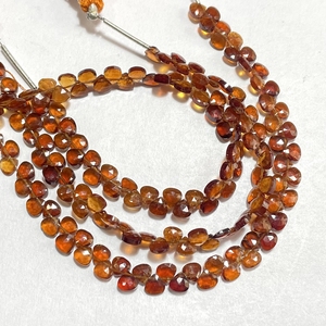 ลูกปัด Briolette รูปหัวใจขนาดเล็กขนาด4.5-5มม. พลอยธรรมชาติสำหรับทำเครื่องประดับ - Product Image 1