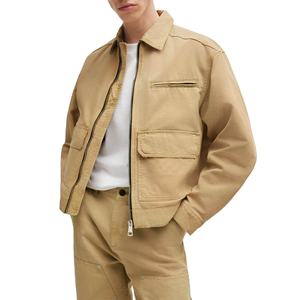 Chaqueta de trabajo pesada personalizada al por mayor, chaqueta vaquera de trabajo de talla grande y alta calidad, chaqueta de trabajo de talla grande para hombre - Product Image 3