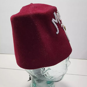 Sombrero Masónico Francés Vintage Hecho a Mano con Borla Color Borgoña, de Alta Calidad, 100% Lana, para Uso Diario, Playa, Deportes, Viajes - Product Image 5