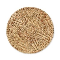 Nouveauté : Sets de table tressés écologiques en rotin et jacinthe d'eau, grands, faits main, style américain moderne pour salle à manger