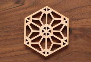 Sous-verre personnalisé en pierre carrée Mdf avec panneau dur de sublimation 3.75 écologique moderne avec sous-verre arrière en liège - Product Image 3