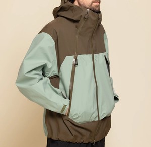 Veste légère et fine pour homme en nylon coupe-vent à capuche avec couleurs contrastées sur le devant, vente chaude, fabrication sur mesure, haute qualité - Product Image 2