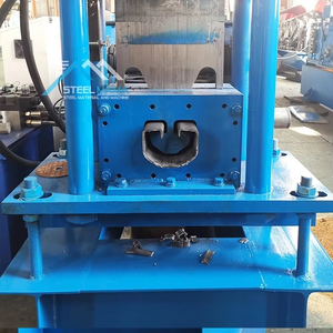 Directo de fábrica 100 Highway Peach Post Guardrail Valla de acero Máquina formadora de rollos en frío completamente automática Motor Núcleo incluido - Product Image 4