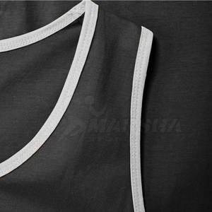 เสื้อกล้ามระบายอากาศสำหรับผู้ชายเสื้อกล้ามใส่ไปยิมสวมใส่สบายทำจากปากีสถาน - Product Image 3