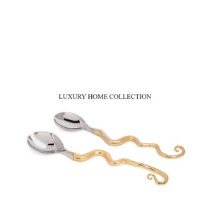 Couteau de serveur de gâteau en métal de luxe de style vintage avec une finition antique pour des paramètres de table exquis - Product Image 3