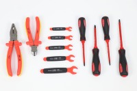 Ensemble d'outils isolés pour électricien 1000V, 24 pièces, personnalisable OEM, kit d'outils en acier inoxydable certifié IEC60900 DIN ISO, automobile