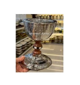 Trending Design Round Shape <b>Bakhoor</b> Burner Deluxe Quality Aluminum Silver Color <b>Oud</b> Burner For Wedding Decor - Product Image 5