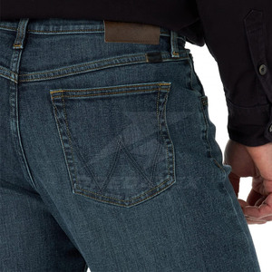 Pantalones vaqueros transpirables de algodón 100% para hombre, estilo recto informal, lavable para invierno, precio al por mayor - Product Image 6