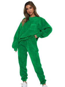 Survêtements pour femmes en coton 100% de qualité supérieure, grande taille, vêtements d'hiver les plus vendus avec motif uni imprimé personnalisé par sublimation - Product Image 3