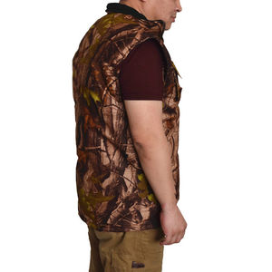 Gilet d'hiver Upland, imprimé camouflage orange vif, imperméable, respirant, unisexe, de haute qualité, pour la pêche, la chasse en plein air, coupe-vent - Product Image 5