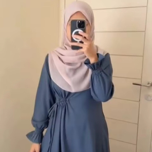 Colección Eid Túnica Abaya Burqa hecha a mano en tela Cey Crush/Harir Maksur importada con cuerda ajustable y Dupatta a juego - Product Image 1