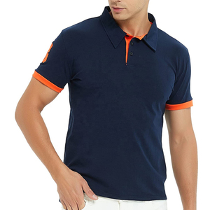 2025 nuevo 100% algodón de manga corta antiarrugas nueva ropa informal para hombres Polo camisetas Color personalizado polos al por mayor - Product Image 4