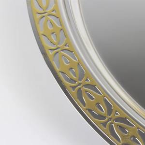 ¡Gran DESCUENTO! Bandeja para servir de diseño increíble, mango decorativo, acabado antiguo, bandeja para servir alimentos de estilo clásico - Product Image 4