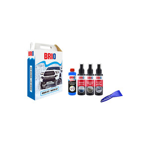 Kit Hiver Anti-Buée et Anti-Pluie avec Grattoir Dégivreur pour Vitres -50°C en Plastique - Product Image 1