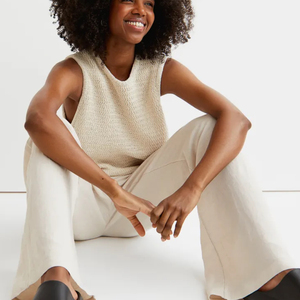 Respirant léger femmes coton lin pantalon lâche longs bas été entraînement Fitness pantalon OEM entretenu - Product Image 1