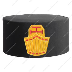 MASONIC REGALIA ROYAL ARCH PAST HIGH PRIEST CHAPITER CROWN CAP - MASONIC REGALIA CAP - Product Image 3