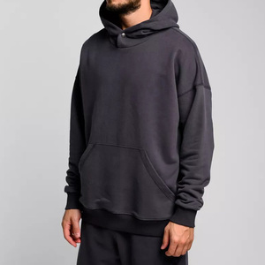 Indemand Mid Weight 100% Sweat à capuche respirant en coton doux avec poche avant pour hommes Sweat à capuche élégant et décontracté avec logo personnalisé - Product Image 3