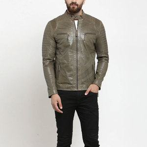 Otoño Invierno Hombres Chaqueta de cuero Mejor calidad Hombres Chaqueta de cuero Secado rápido Hombres Chaqueta de cuero de invierno - Product Image 4