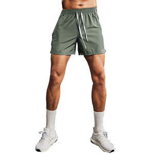 Shorts de course de sport Gym Wear Shorts croisés Short d'entraînement de fitness pour homme avec short de compression intérieur pour homme - Product Image 1